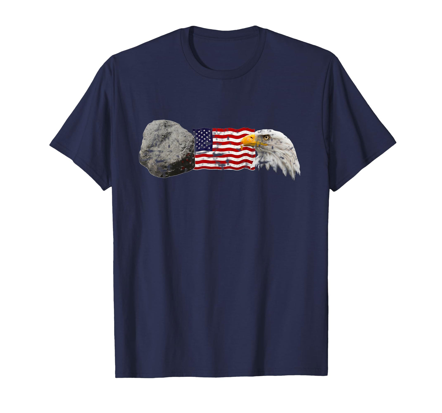 Sevenaces Rock Flag Eagle t-shirt T-Shirt