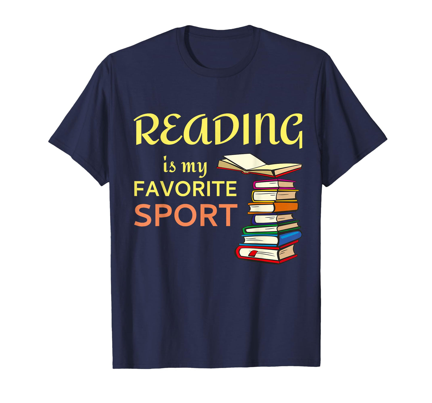 Funny T-Shirt Reading is My Favorite Sport for Book Lovers T-Shirt