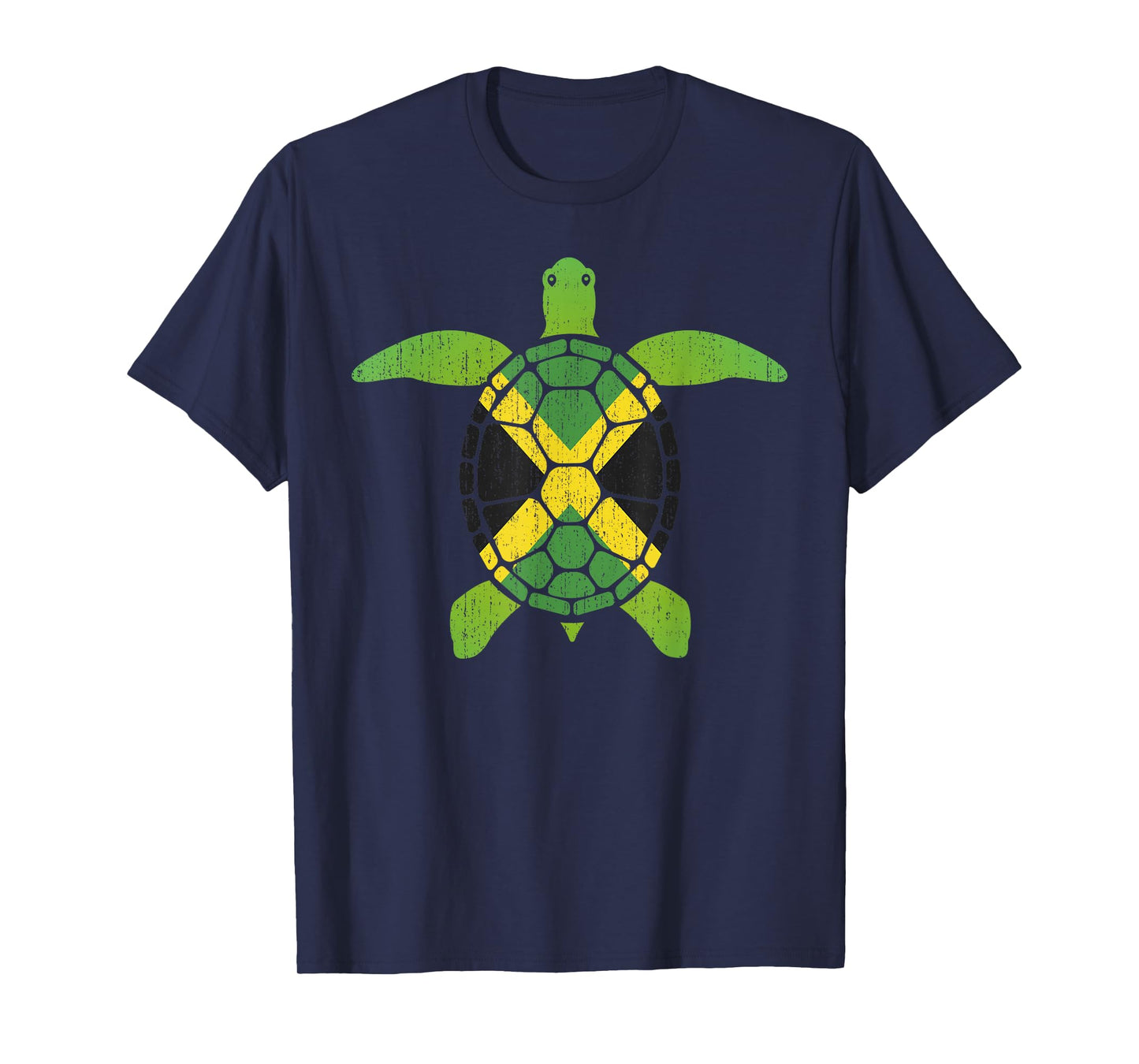 Jamaica Flag Sea Turtle t-shirt | Jamaican Sea Life tee