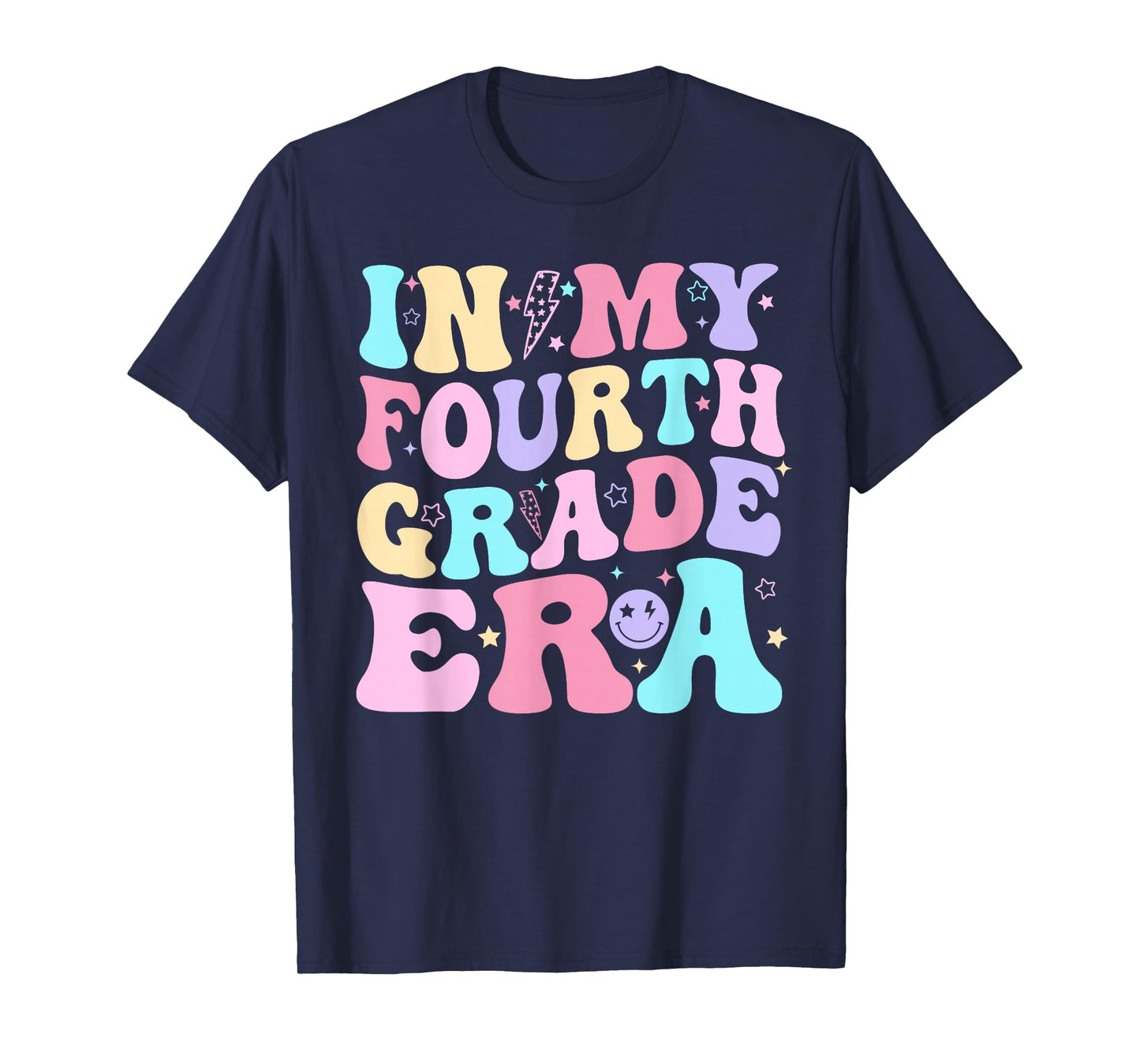 in My Fourth Grade Era Girl Back to School 4th Grade Teacher T-Shirt
