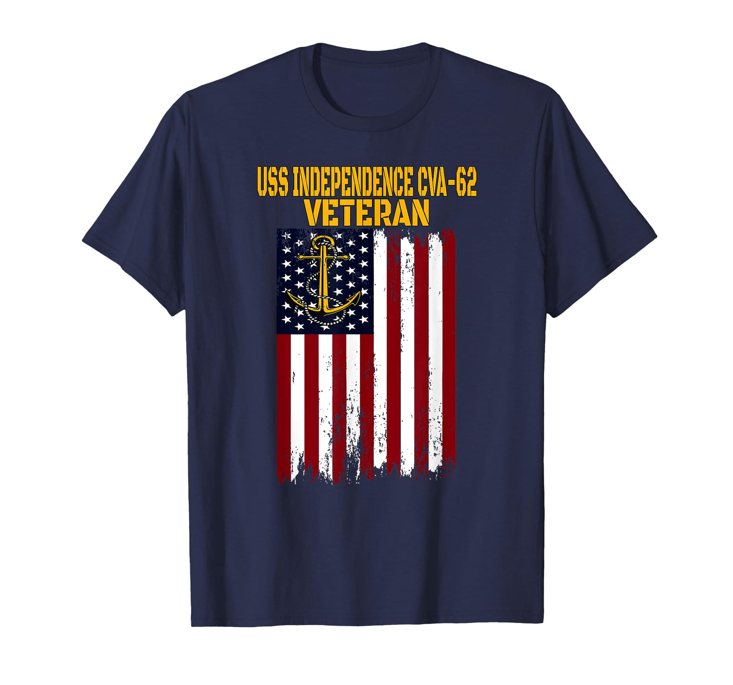 USS Independence CVA-62 CV-62 Aircraft Carrier Veteran's Day T-Shirt