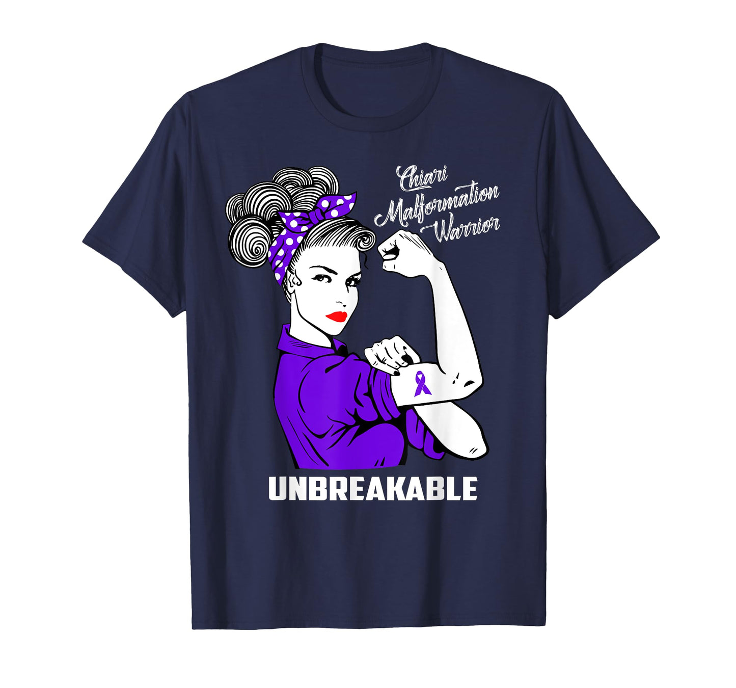 Chiari Malformation Warrior Unbreakable Shirt Awareness Gift T-Shirt
