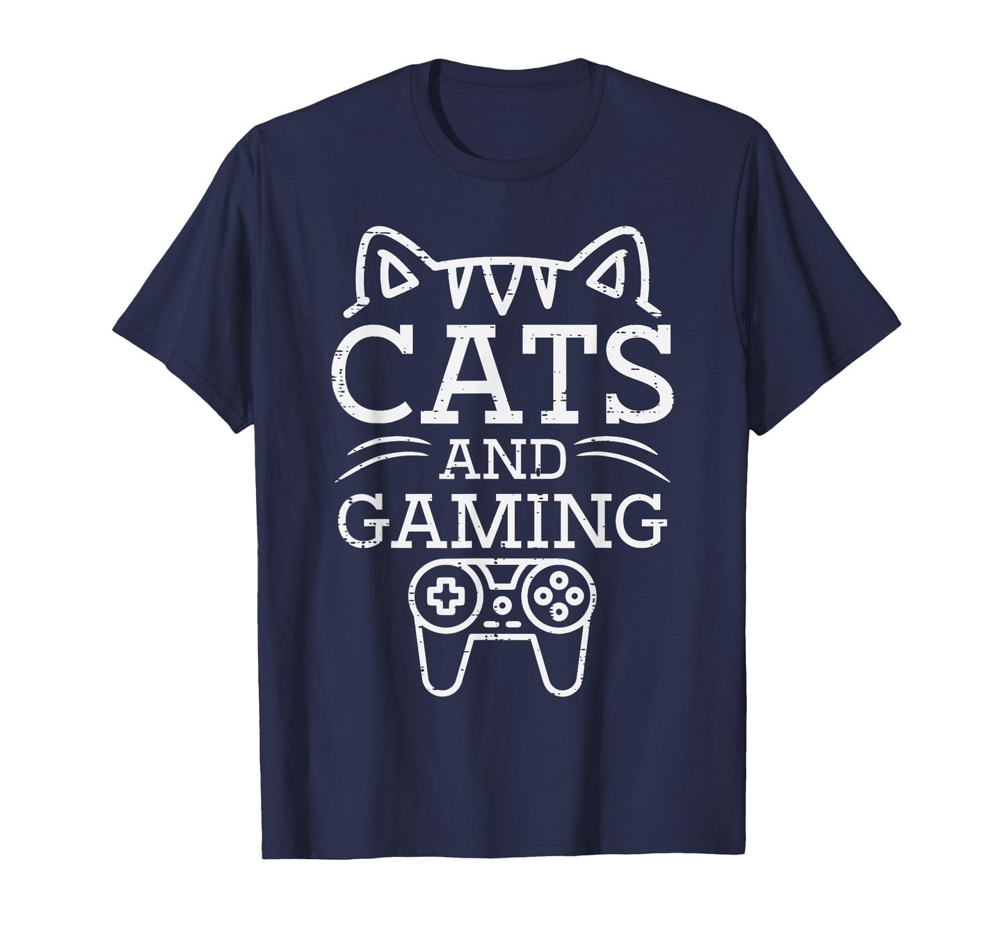 Gamer Cats And Gaming Video Game Men Women Boys Girls Kids T-Shirt