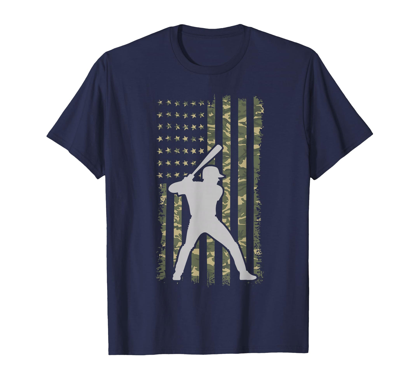 Baseball Player Gifts American Flag Baseball USA T-Shirt