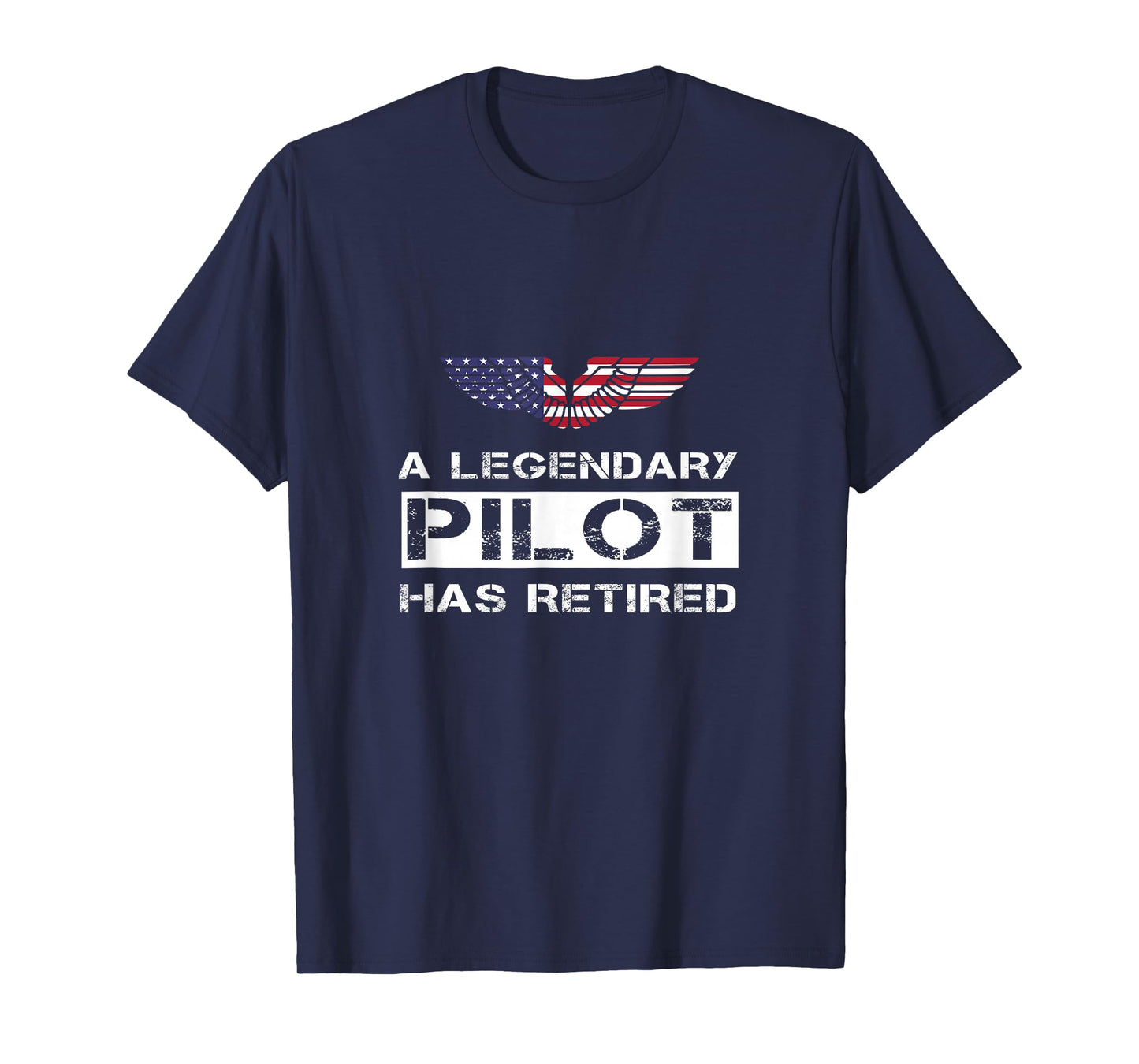 A Legendary Pilot Has Retired Military Jet Retirement Wings T-Shirt