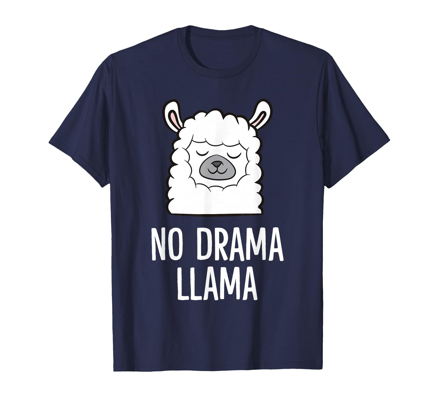 Cute No Drama Llama T-Shirt
