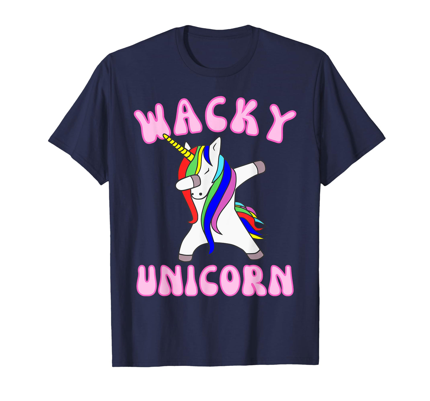 Classic Wacky Unicorn Shirt. Dabbing Funny Unicorn T-Shirt