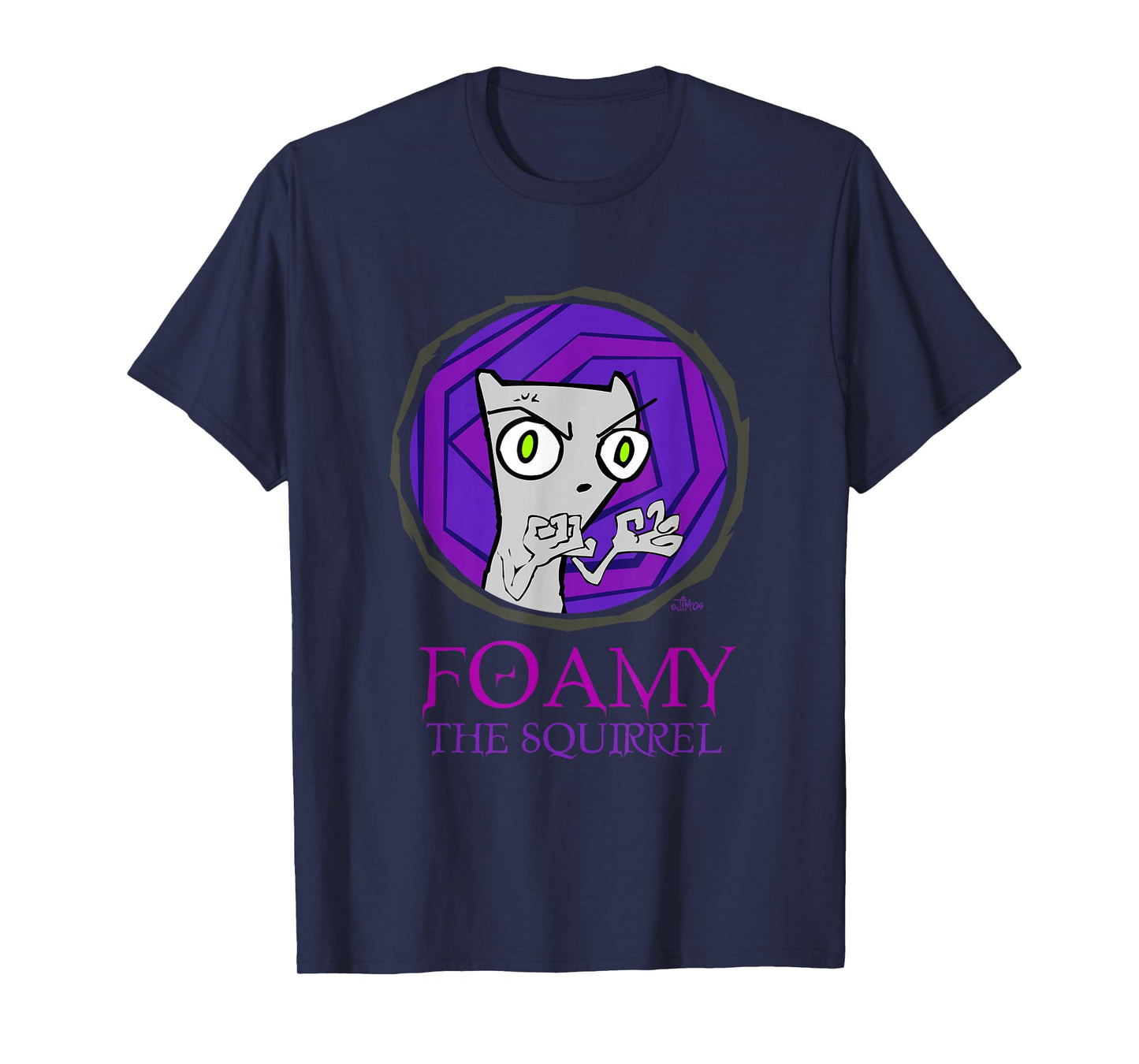 Angry Foamy The Squirrel (Classic Series) T-Shirt