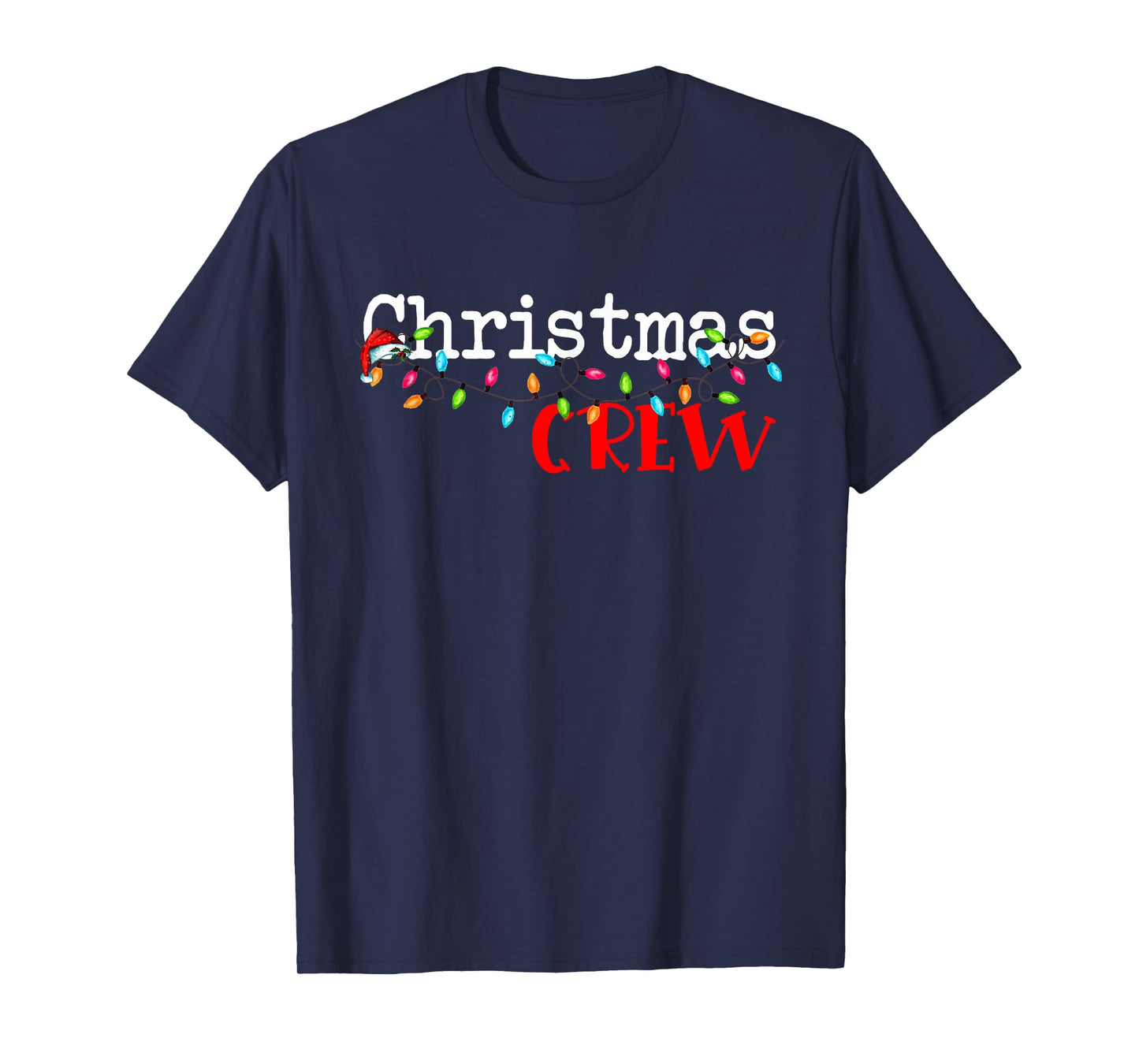 Christmas Crew Xmas Lights Family T-Shirt
