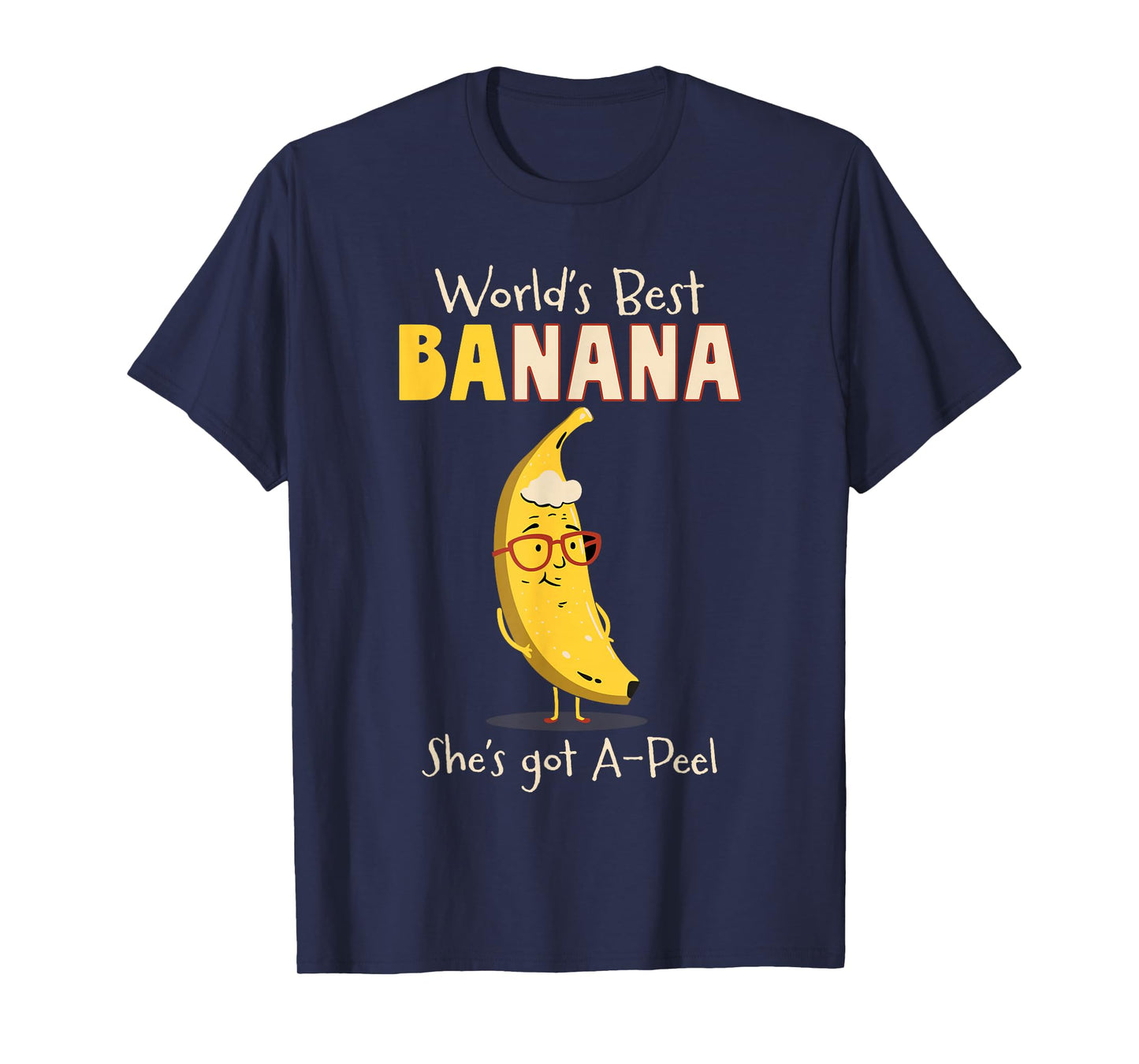 Funny Grandmother World's Best Nana Banana Pun T-Shirt