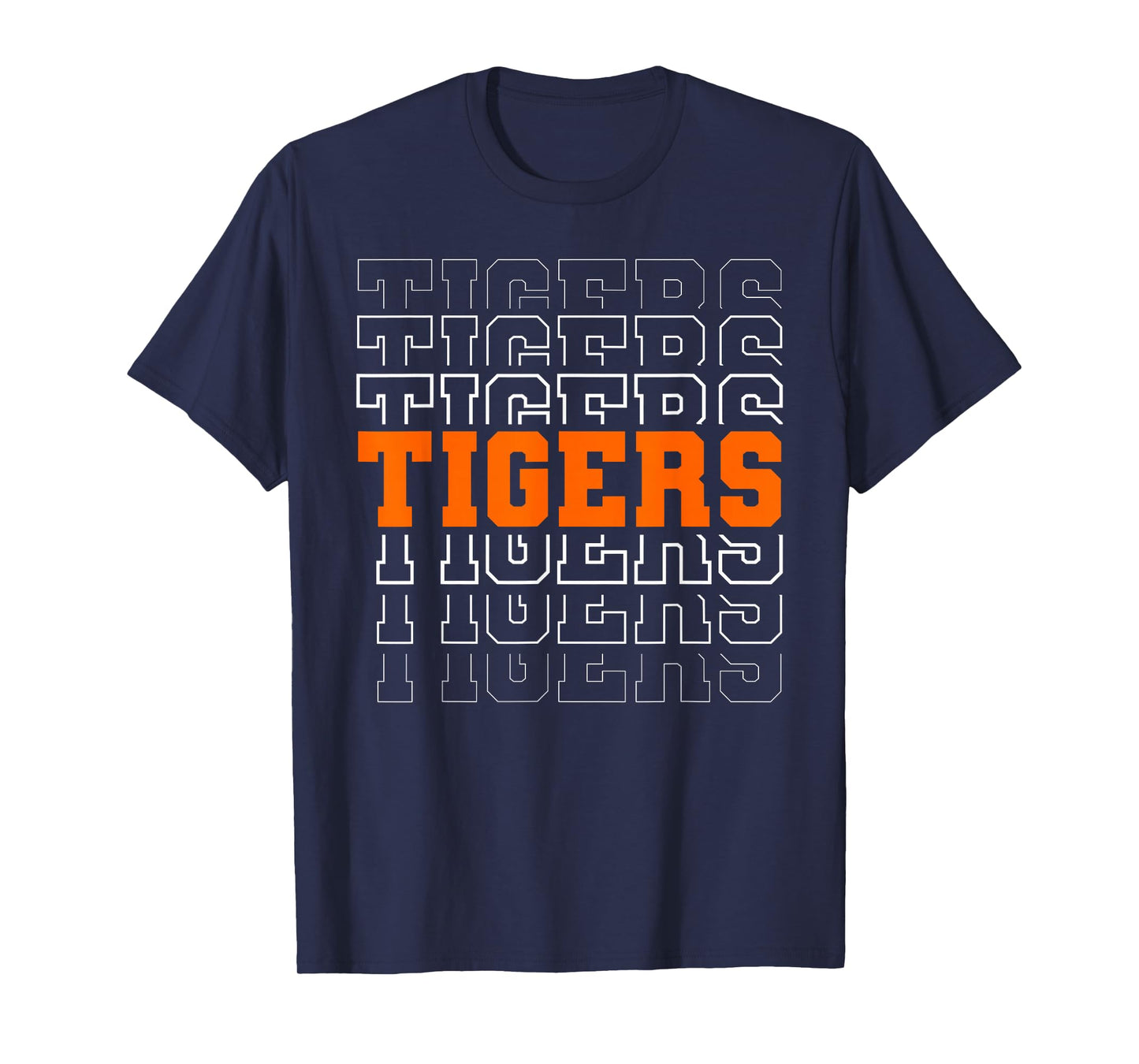 Vintage Tigers School Sports Name for Men Women Kids T-Shirt