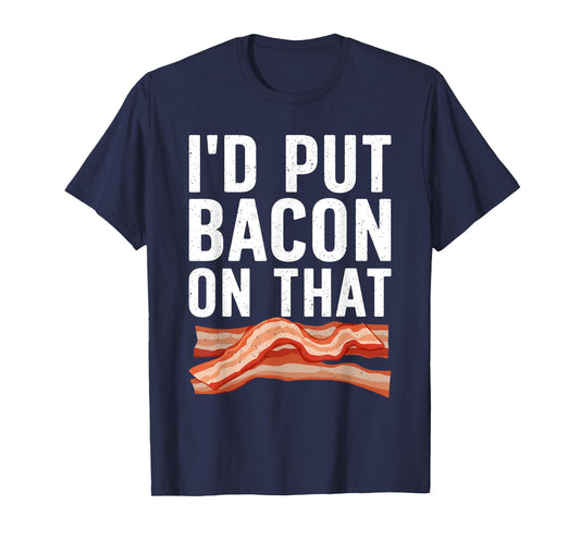 Cute Bacon Design For Men Women Kids Cured Pork Bacon Lover T-Shirt