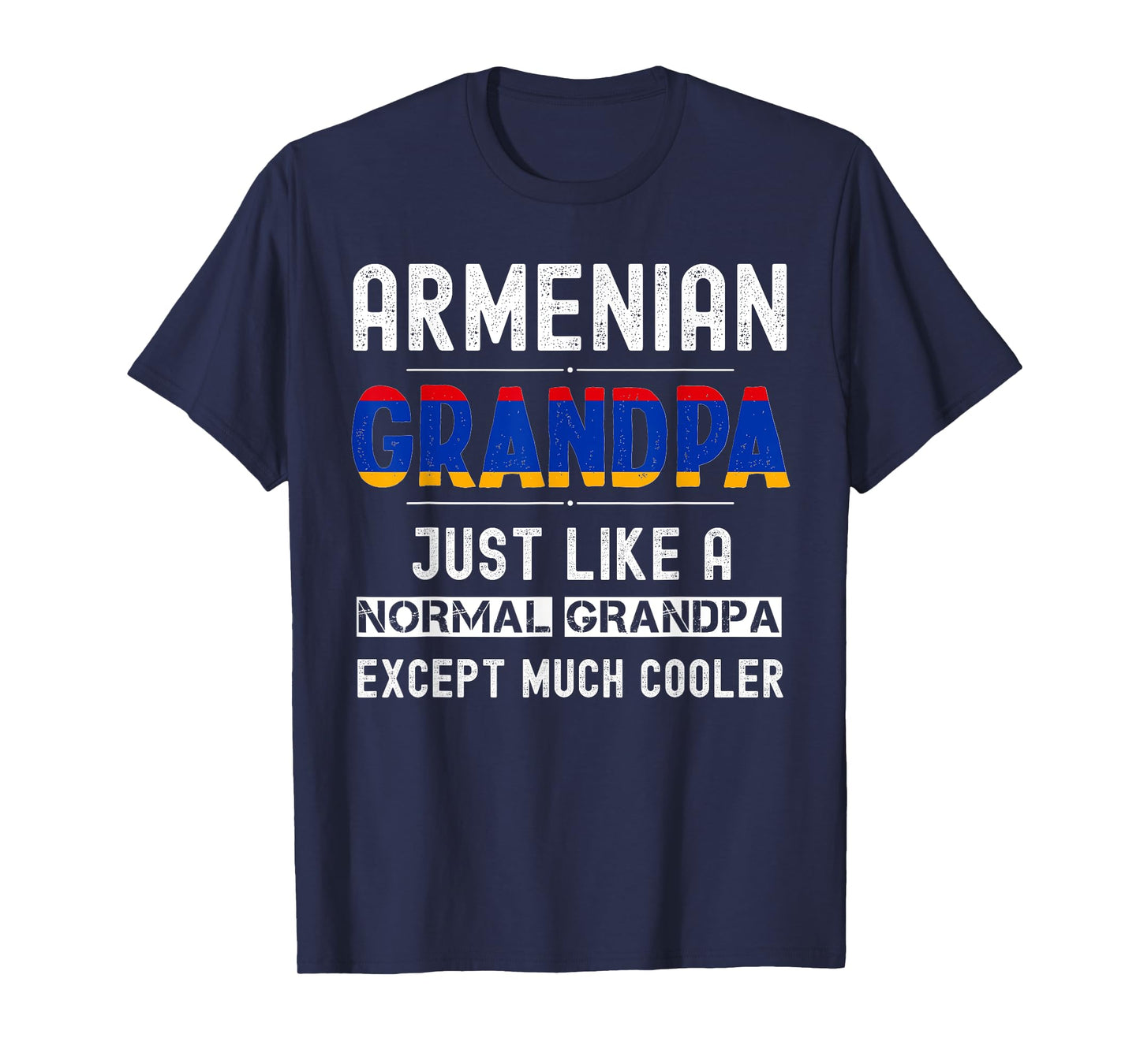 Armenian Grandpa fathers day from kids funny men birthday T-Shirt