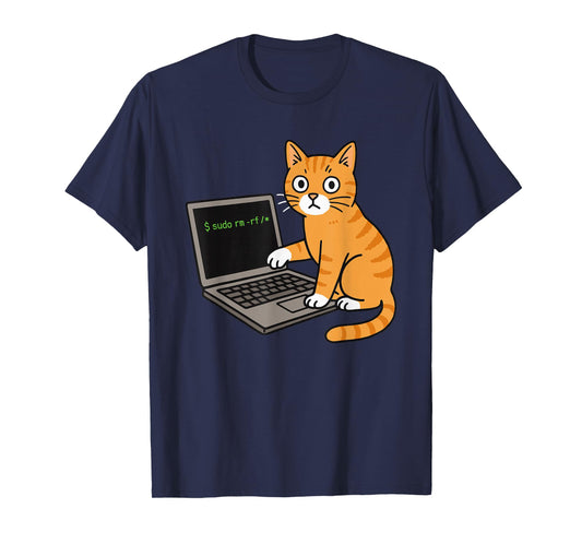 Computer Science Meme Men Women Kids Funny Cat T-Shirt
