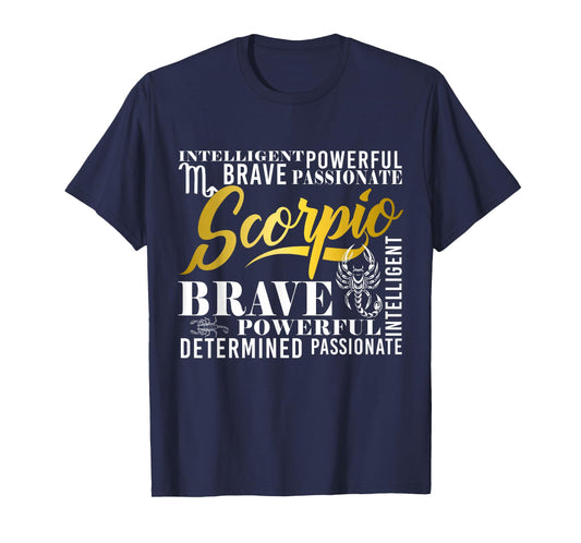 Scorpio Zodiac Astrology Scorpion Horoscope Sign Astrologist T-Shirt