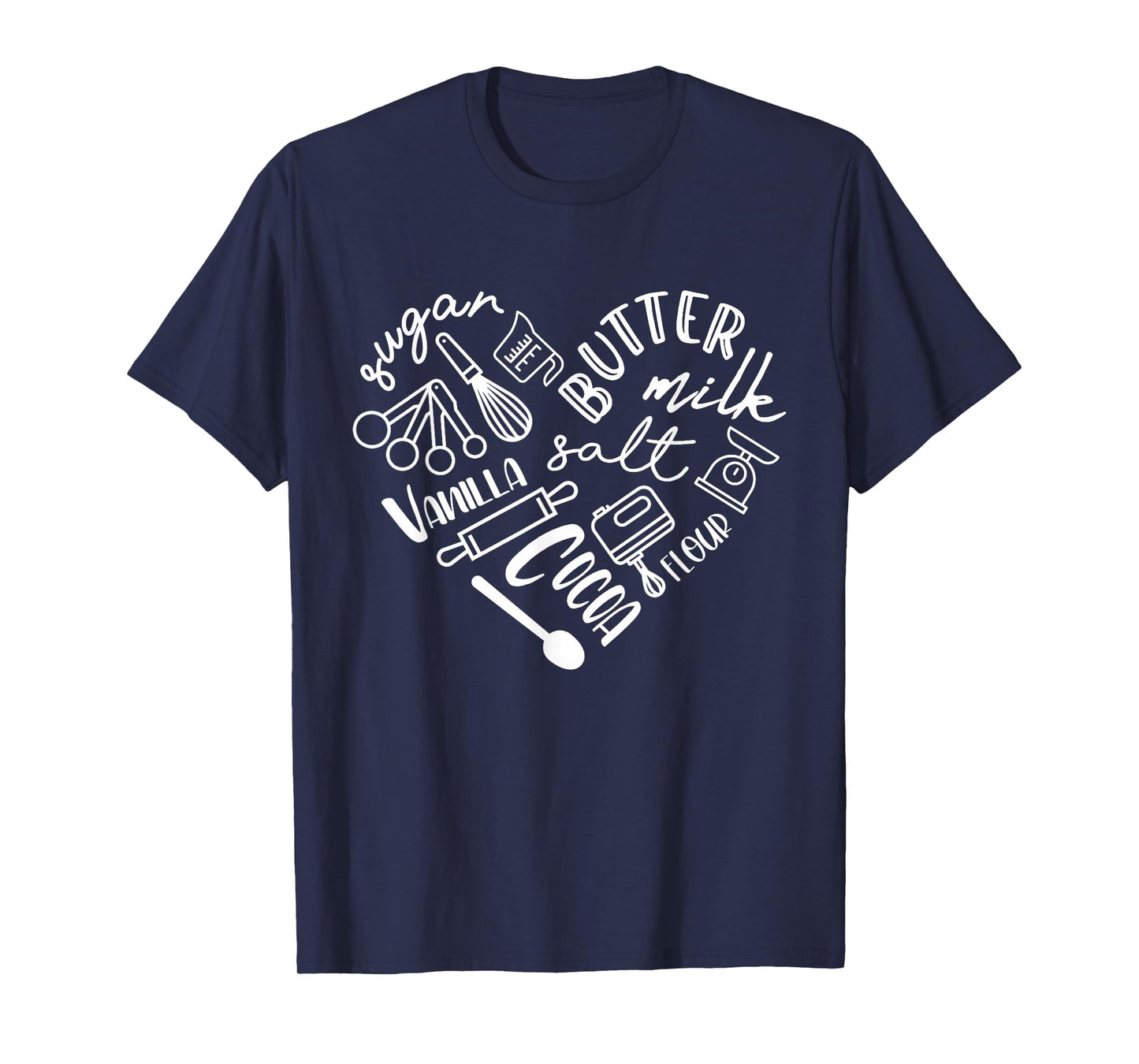 Baking Heart Shirt for Baker Pastry Chef Or Cook T-Shirt