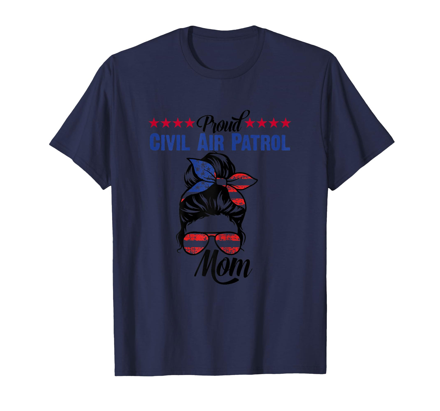 Proud Civil Air Patrol Moms Apparel for Cadets Mother T-Shirt