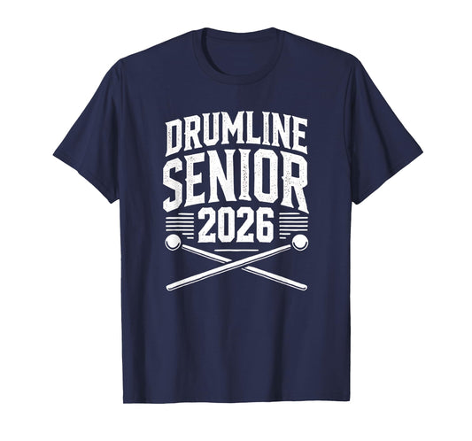 Drumline Senior 2026 High School Marching Band T-Shirt