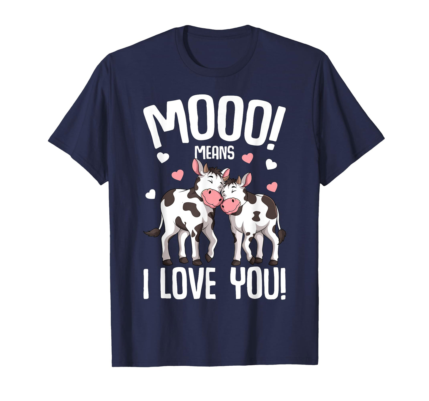 Cow Moo Women Kids Girls T-Shirt