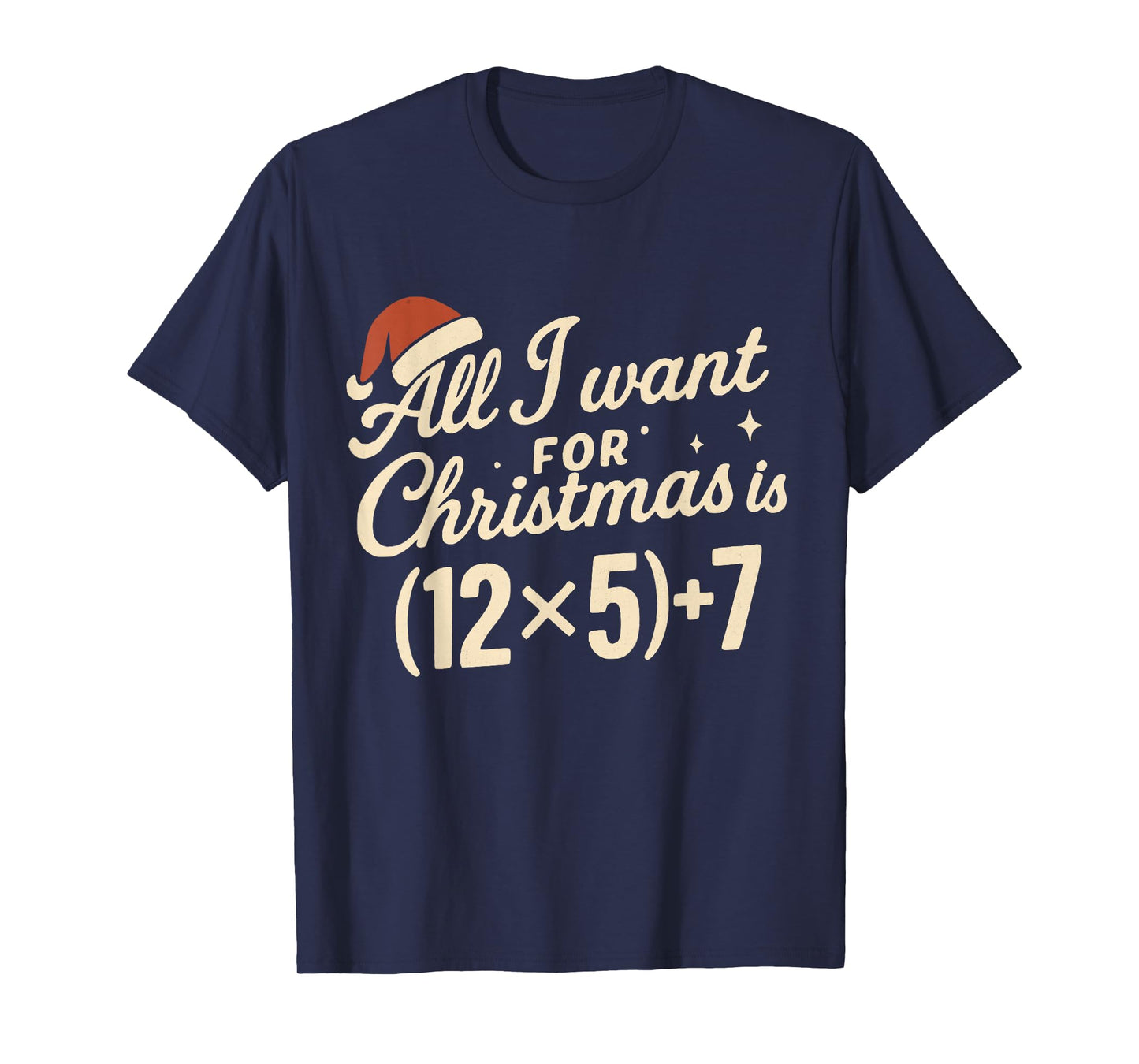 Funny 67 Christmas Math Teacher Six Seven Numbers Meme Xmas T-Shirt