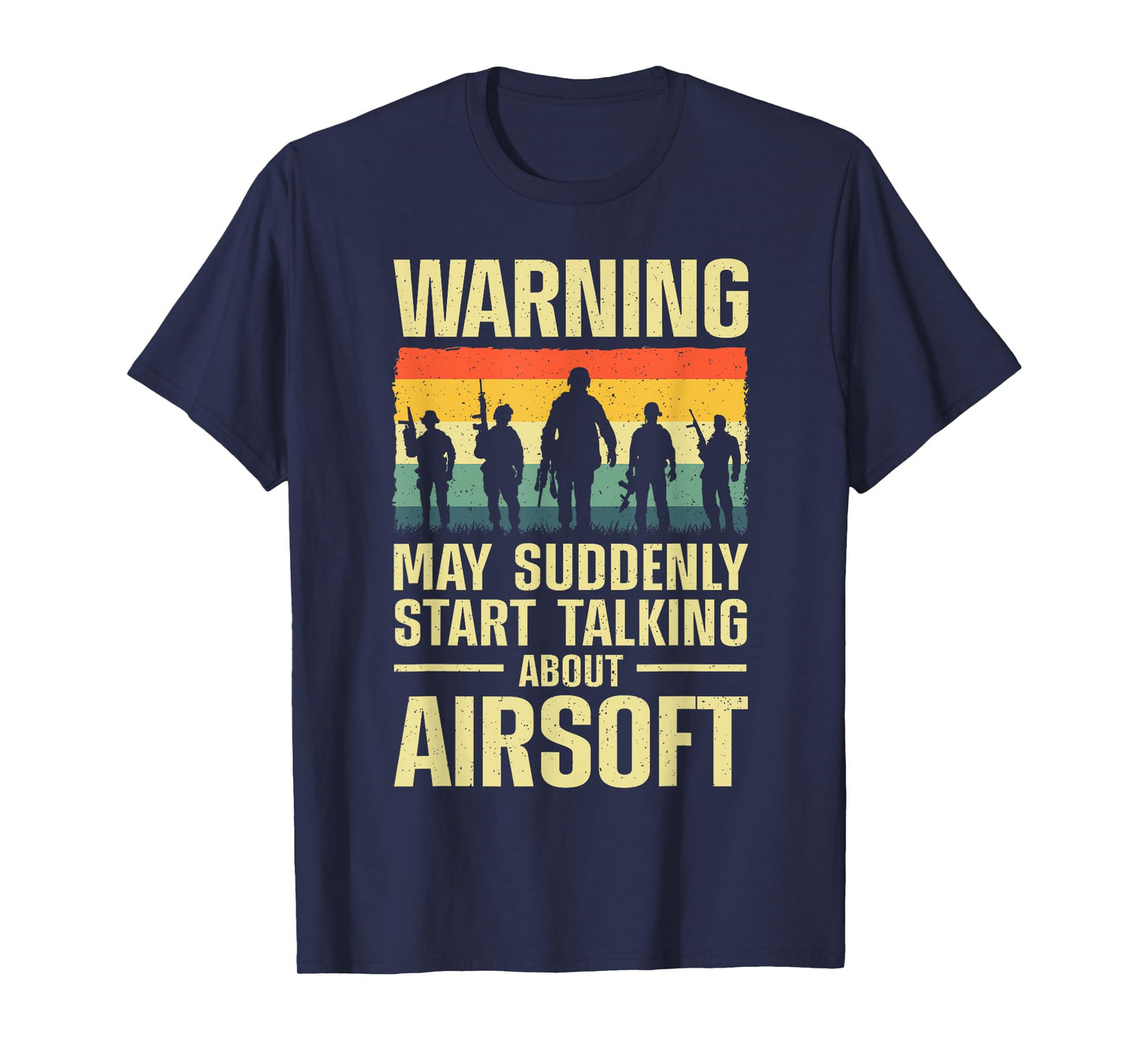 Funny Airsoft Art For Men Women Tactical Airsoft Gun Airsoft T-Shirt