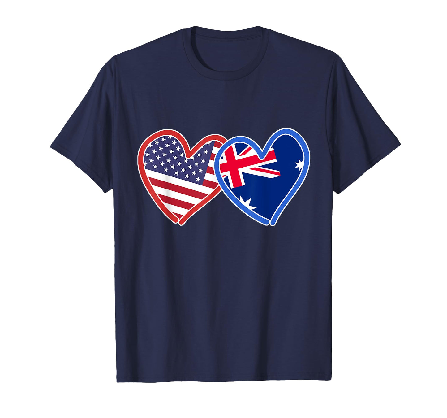 Australian American Australia & America Flag T-Shirt T-Shirt