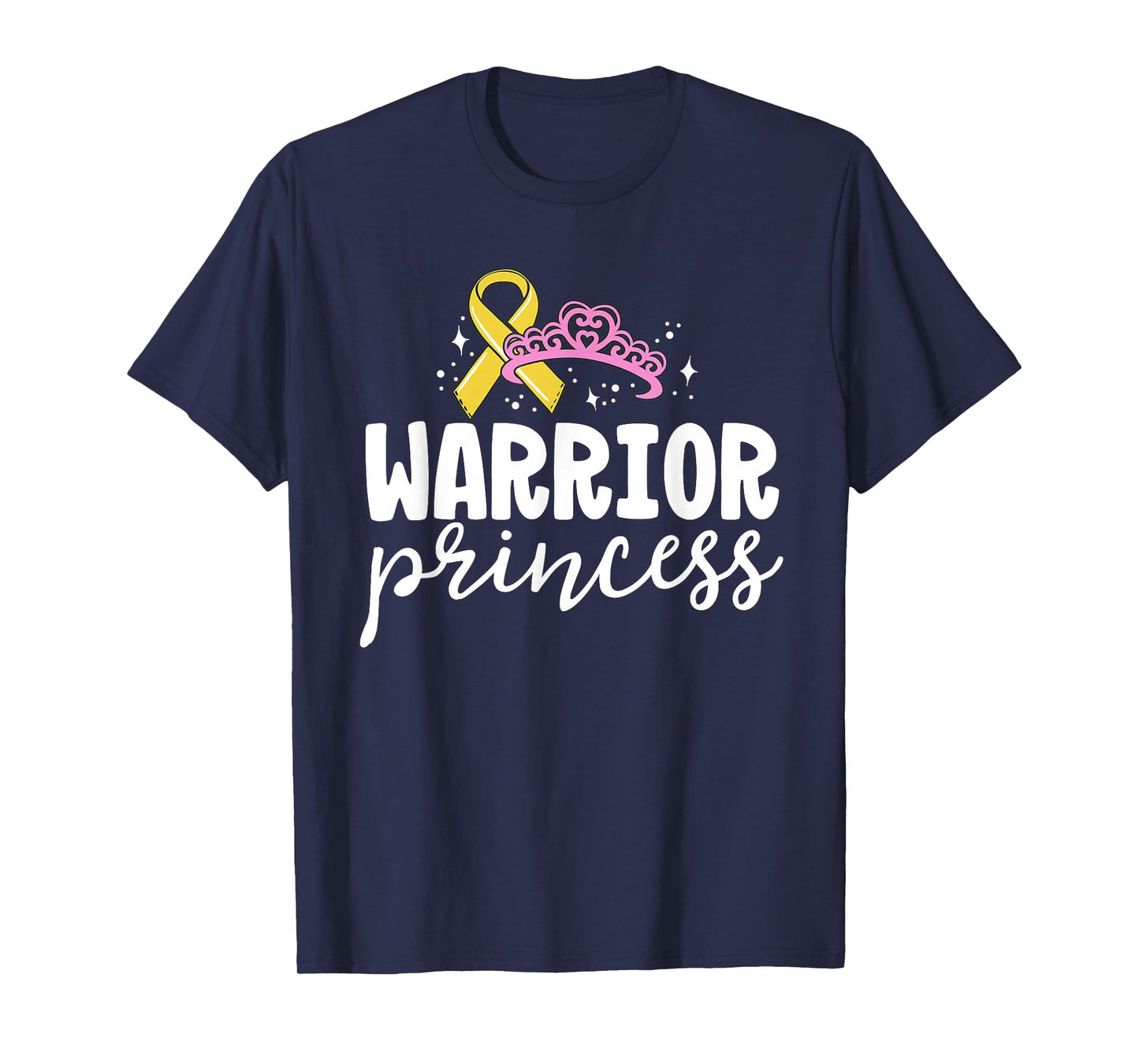 Childhood Cancer Shirts For Kids Boy Girl Warrior Princess T-Shirt