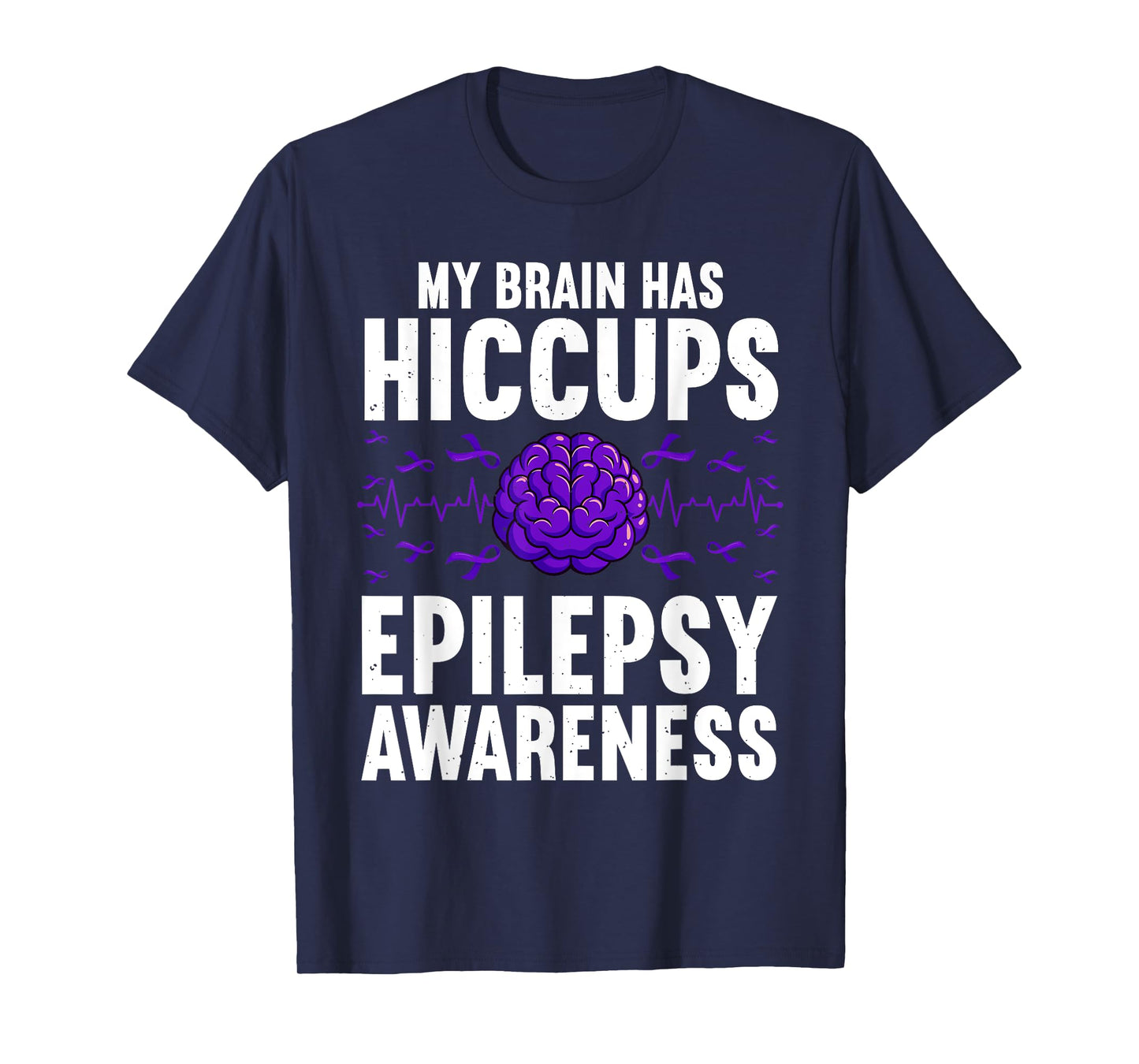 Cool Epilepsy Art For Men Women Seizure Epilepsy Awareness T-Shirt