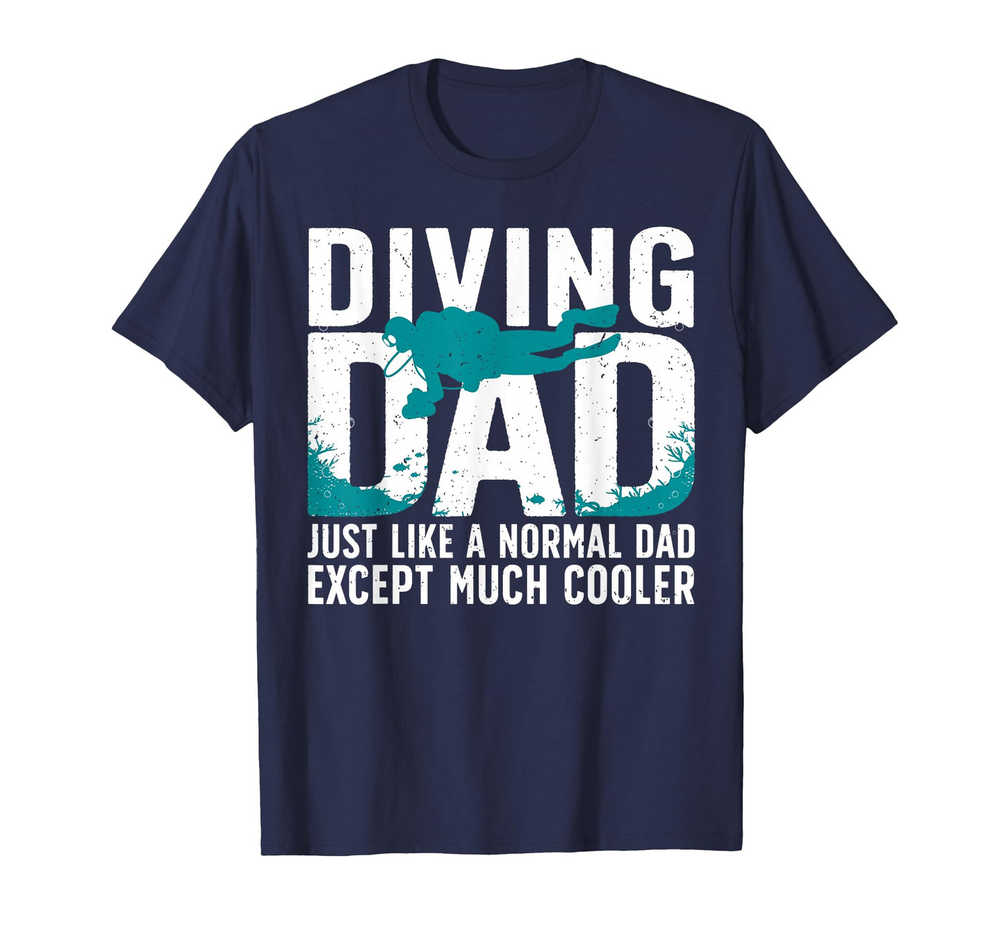 Cool Scuba Diving For Dad Men Ocean Scuba Diver Instructor T-Shirt