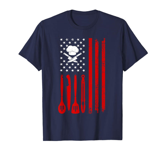Cool Chef Art For Men Women Restaurant Cook Male Home Chef T-Shirt
