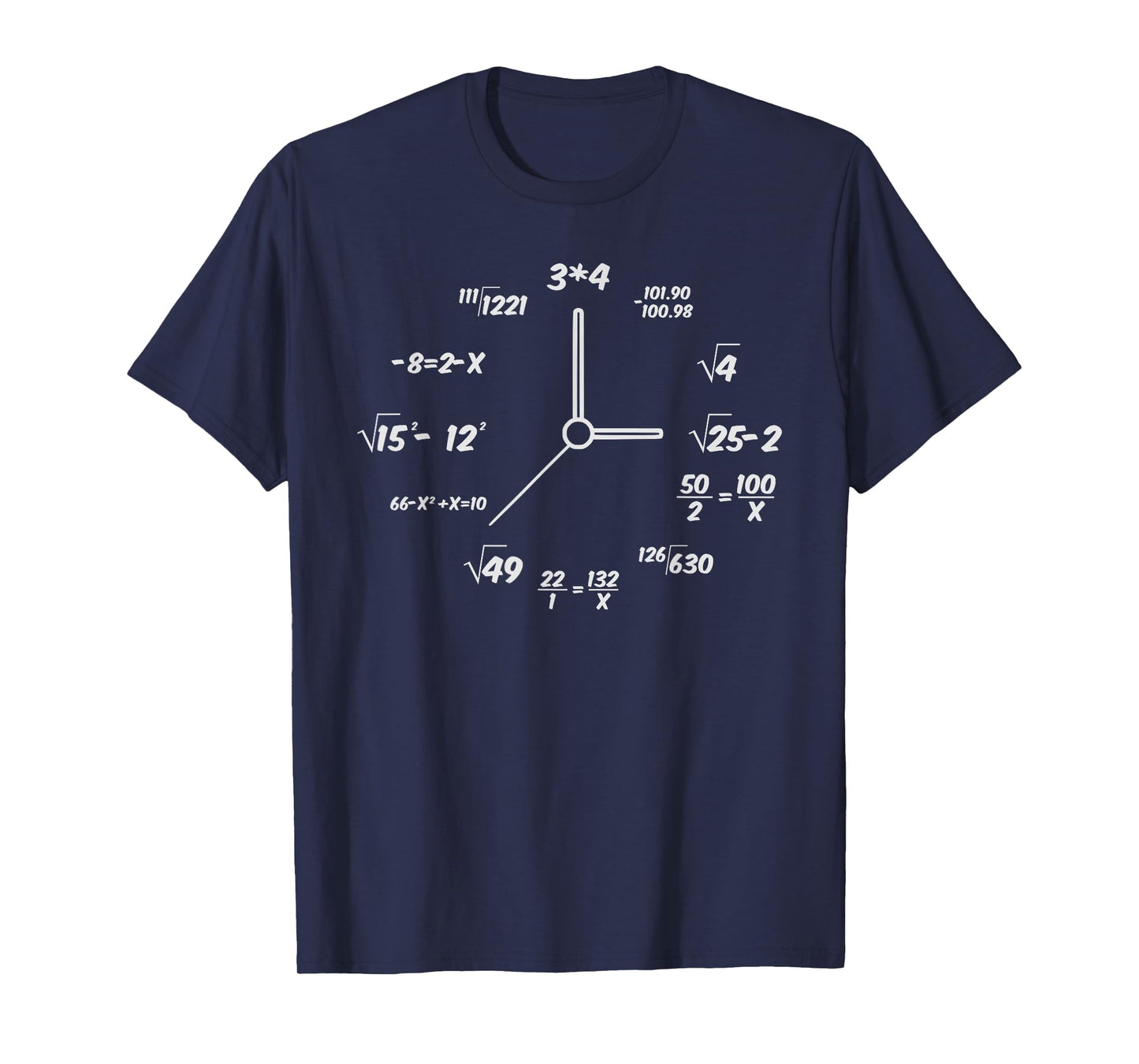 Creative Clock Math Time Men s T-Shirt T-Shirt
