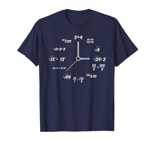 Creative Clock Math Time Men s T-Shirt T-Shirt