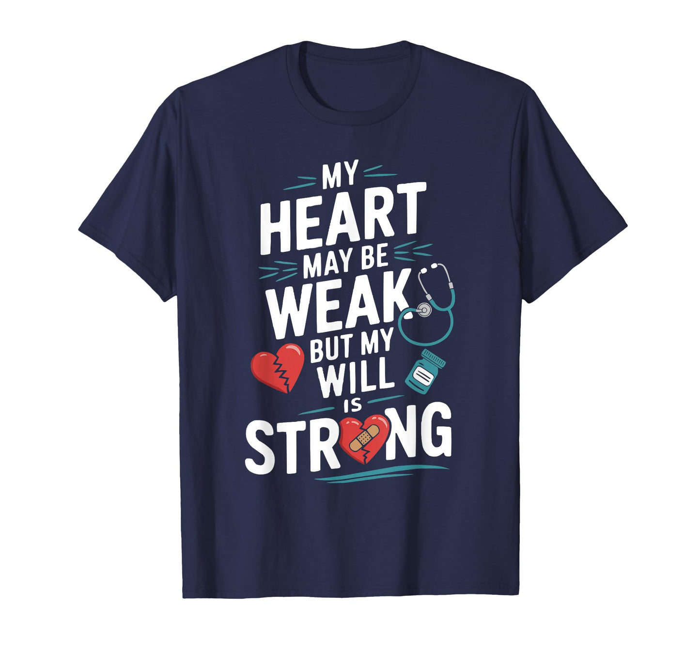 Congestive Heart Failure Chronic Disease CHF Awareness T-Shirt