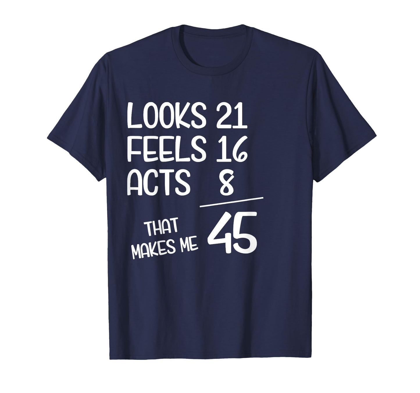Funny 45 Year Old 45th Birthday Born in 1980 T-Shirt