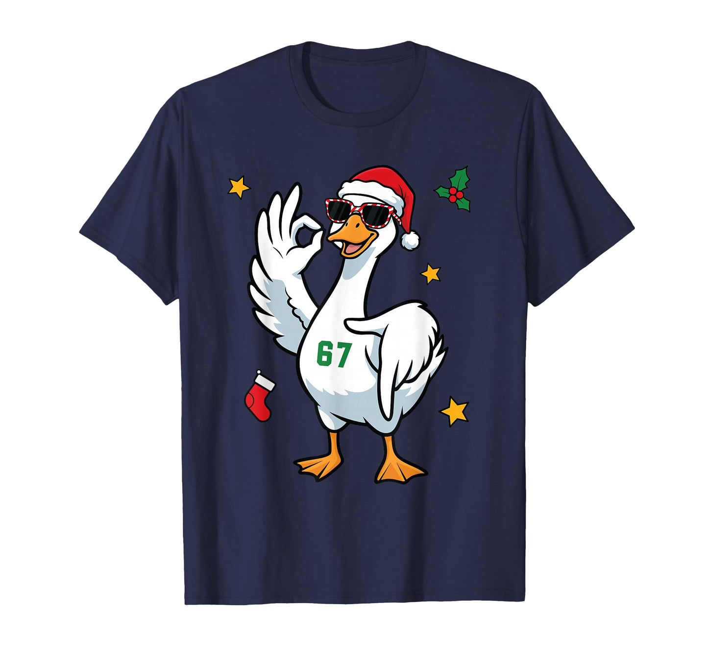 67 Meme Silly Goose 6 7 Funny Six Seven Christmas Boys Girls T-Shirt