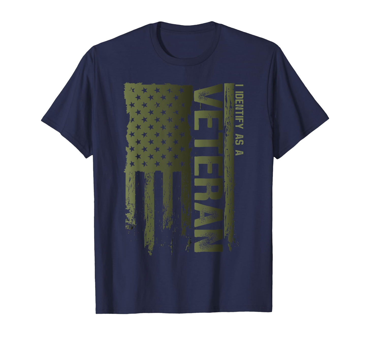 I Identify as Veteran American Protector Americans Military T-Shirt