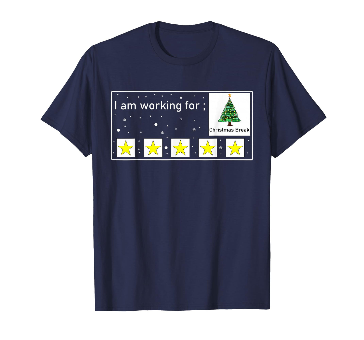 I Am Working for Christmas Break Special Education Teacher T-Shirt