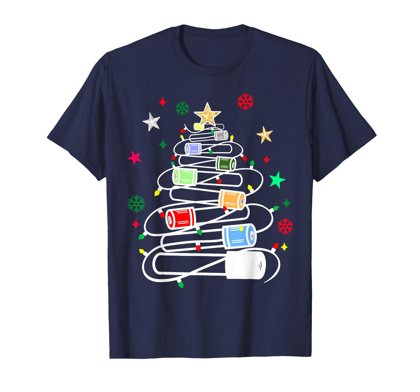 Chemistry Lab Scientist Phlebotomist Christmas Test Tubes Christmas Tree T-Shirt for Medical Professionals, Science Enthusiasts, Lab Technicians, Unisex-Adults, Black, Small, Short Sleeve, Winter
