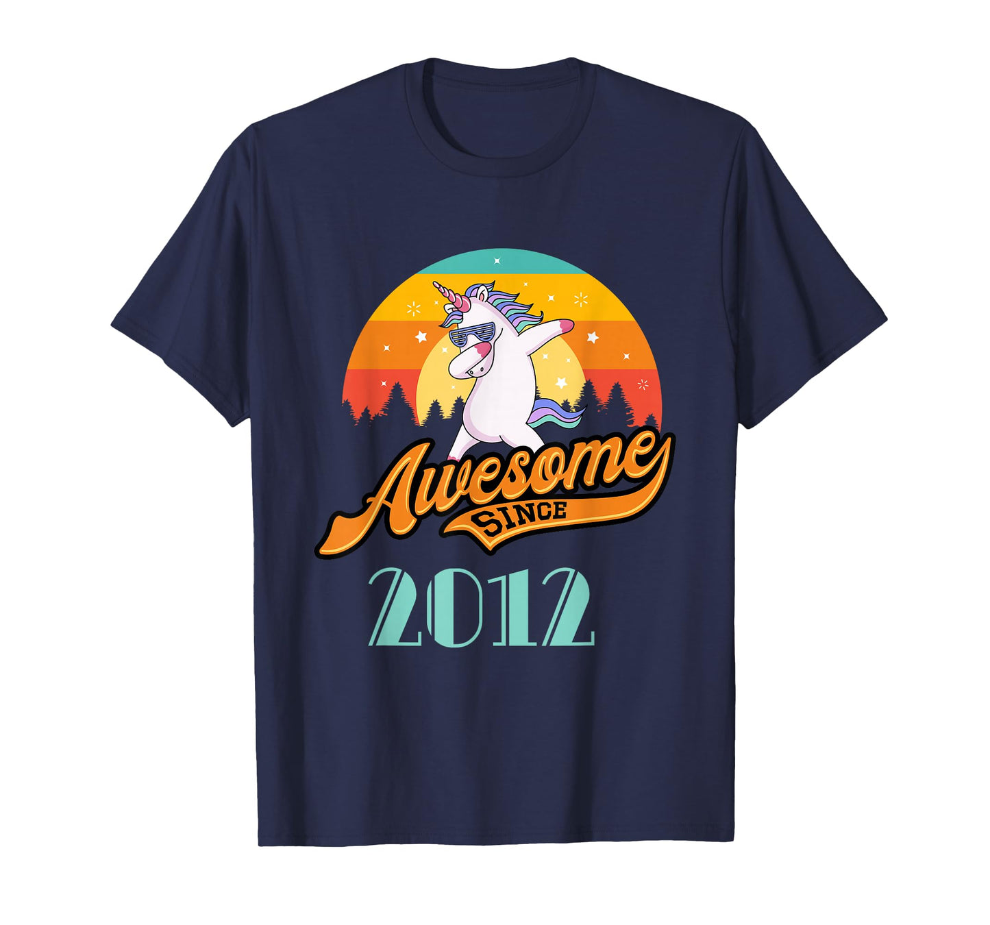 Awesome Since 2012 - Year of Birth & Birthday Gift T-Shirt