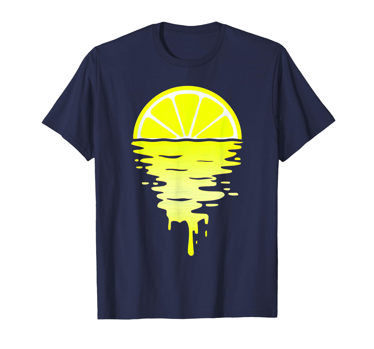 Lemon Sunset Over Sea T-Shirt