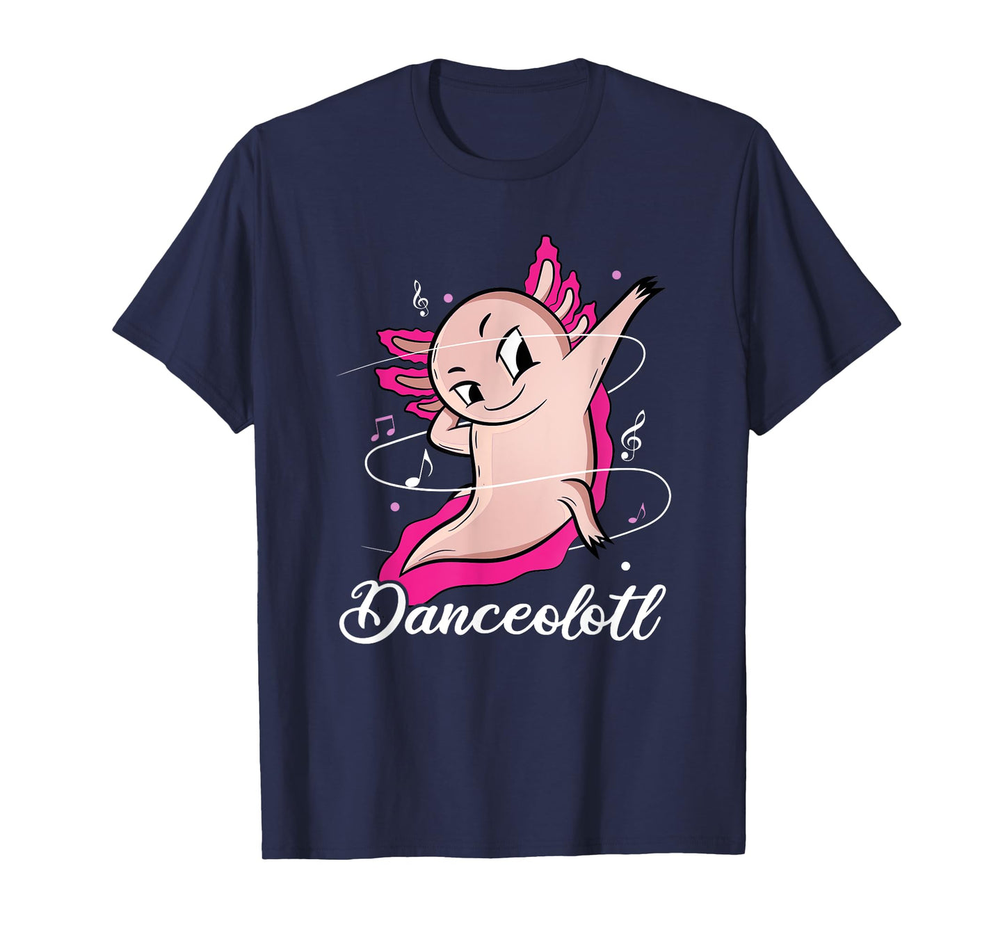 Axolotl Dancing Danceolotl Funny Amphibian Dancer Women T-Shirt