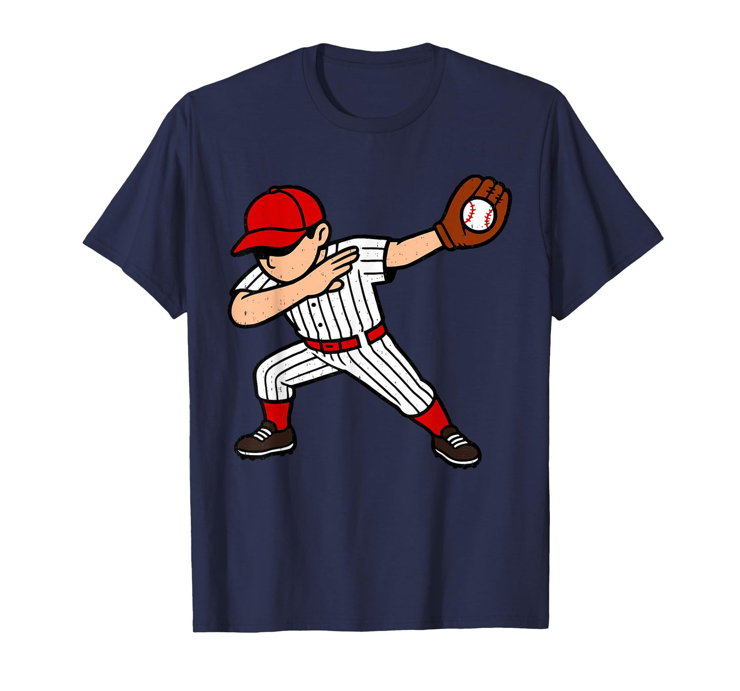 Dabbing Baseball Player Baseballer Sports Athlete Dab Dance T-Shirt