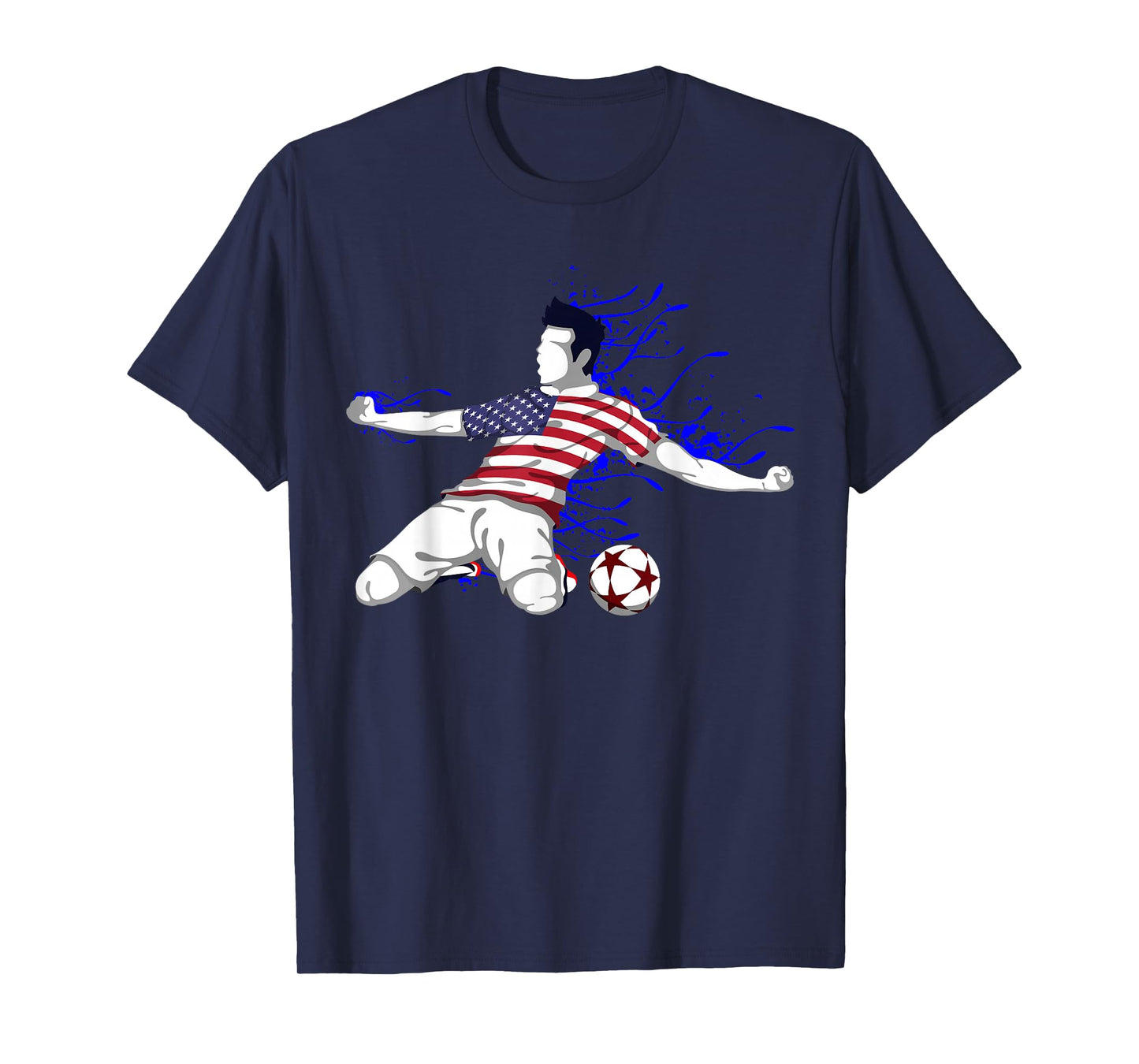 America National Soccer Team Jersey United States Football T-Shirt