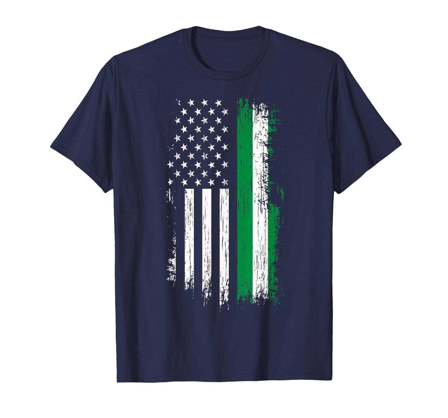 Nigerian American Flag Shirt - Pride Nigeria USA T-Shirt T-Shirt