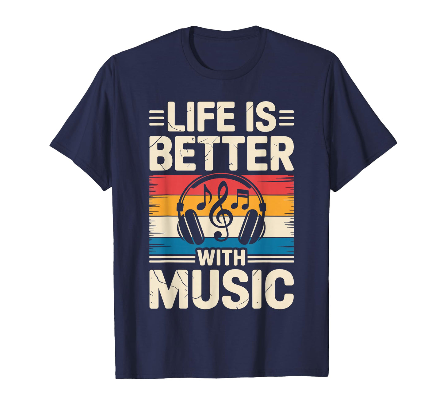 Funny Music Art for Men Women Musical Note Gag Music Lover T-Shirt