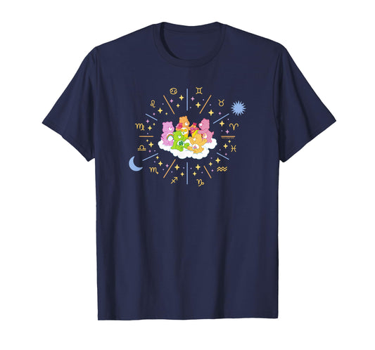 Care Bears Vintage Celestial Zodiac Rainbow Heart Group T-Shirt