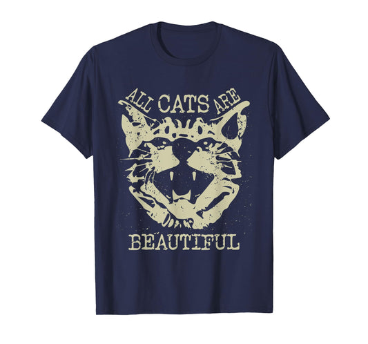 All Cats Are Beautiful Funny Leftist Socialist T-Shirt