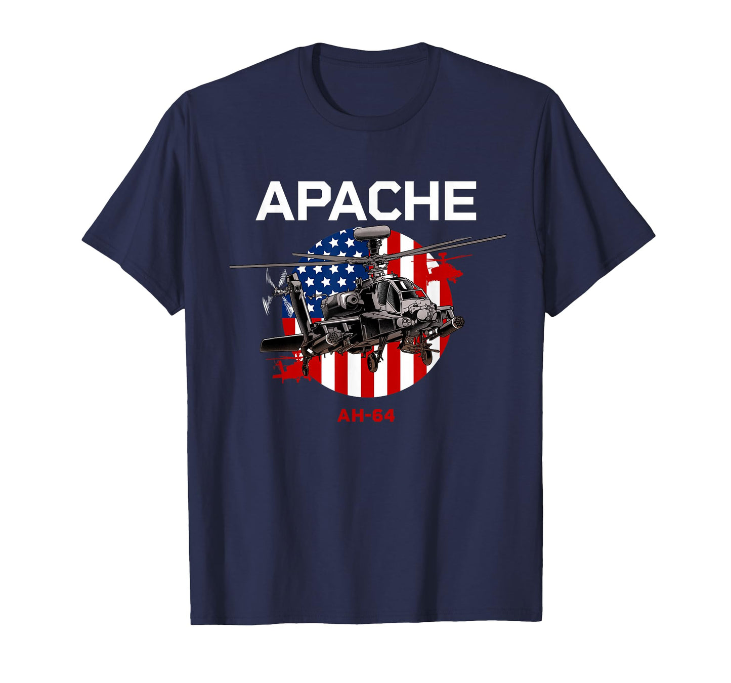 AH-64 Apache US Army Helicopter T-Shirt