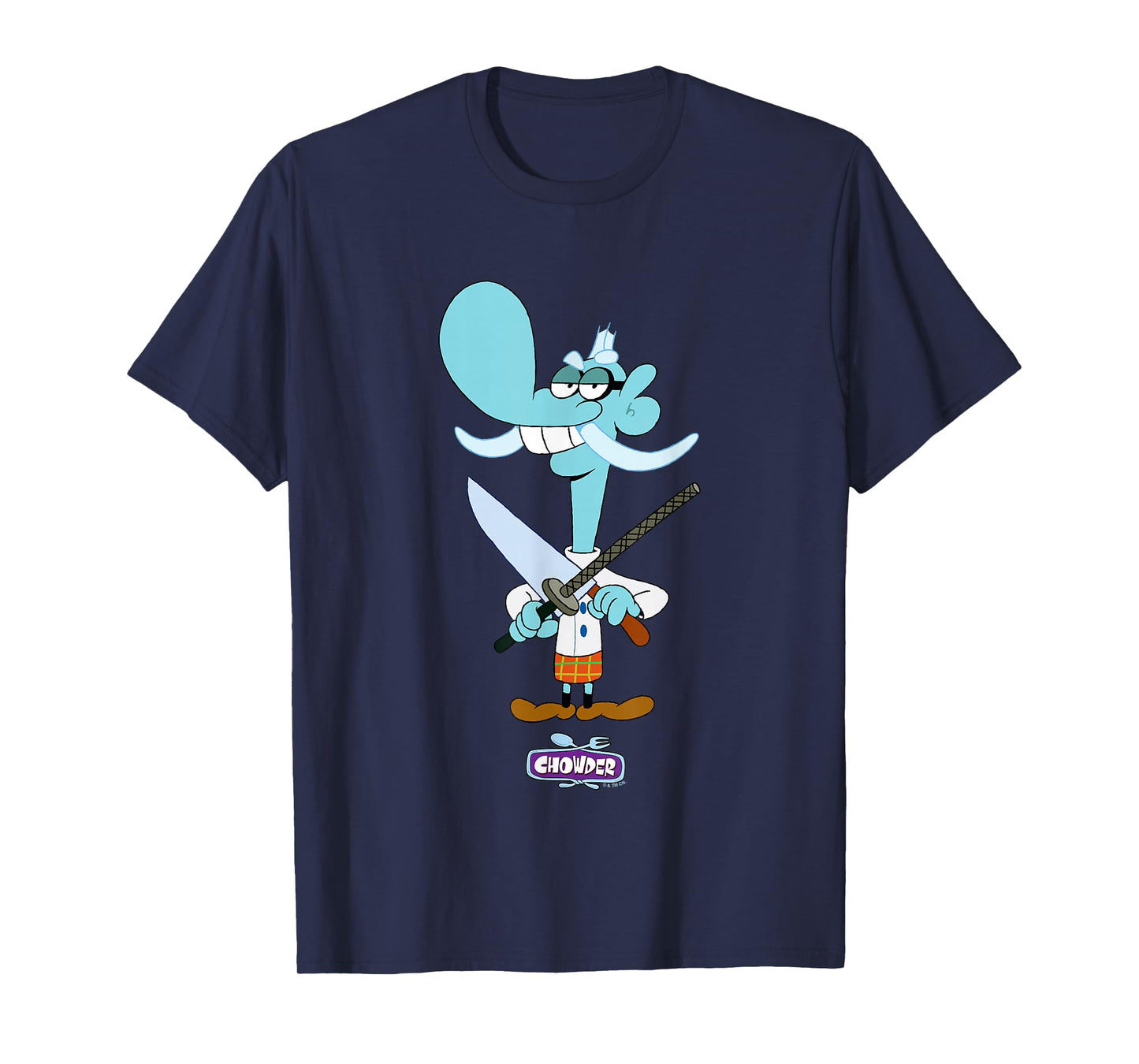 Chowder Mung Daal Sharpening A Knife Serious Face T-Shirt
