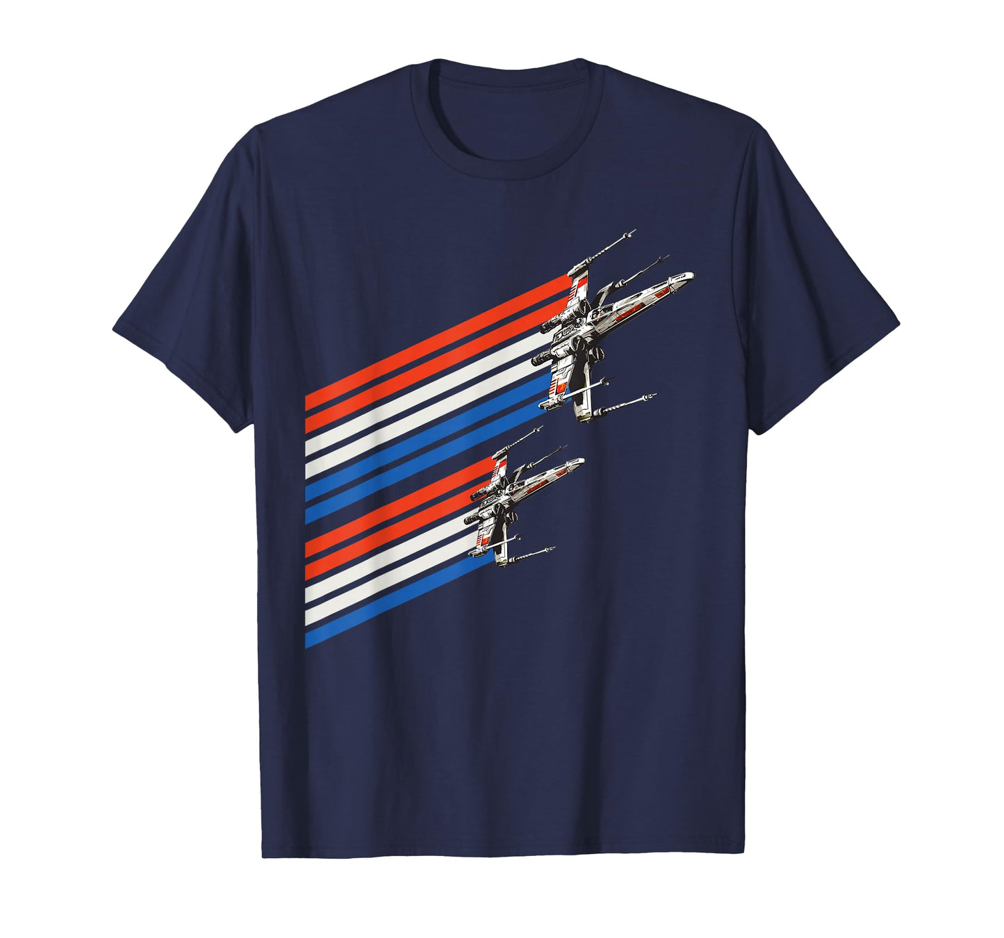 Star Wars X-Wing Starfighters American Flag T-Shirt
